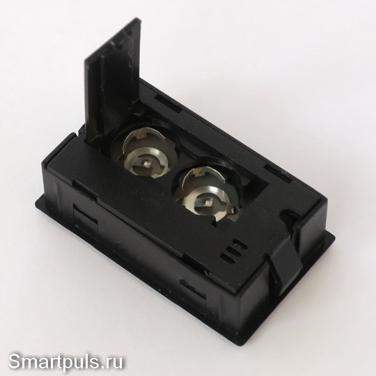 Термометр-гигрометр, батарейный отсек