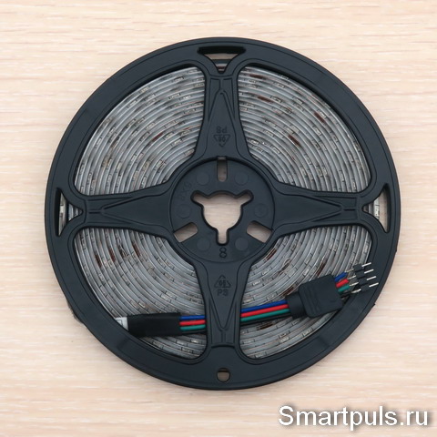 Бобина со светодиодной лентой RGB для новогодней гирлянды