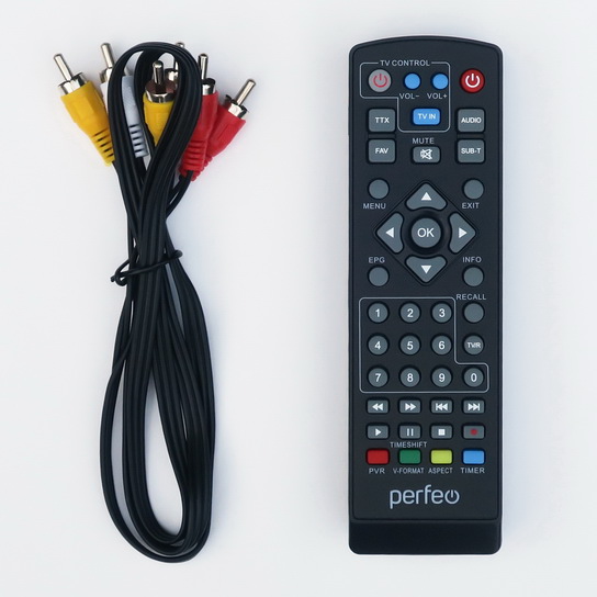 Пульт ДУ ТВ-приставки Perfeo Medium DVB-T2
