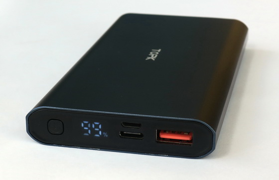 Повербанк (power bank) с цифровым индикатором заряда