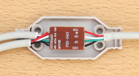 Внутреннее устройство переходника PS/2 на USB