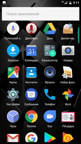 Программное обеспечение смартфона Oukitel K3