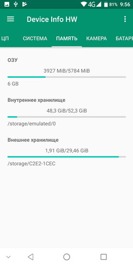Device info HW - информация о телефоне (смартфоне) Oukitel K6