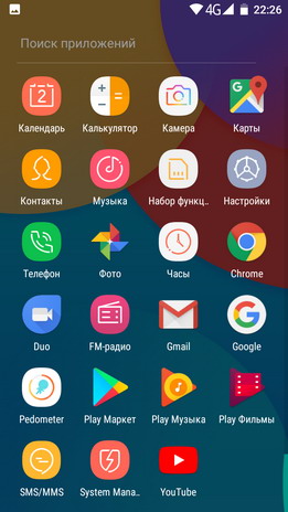 Программное обеспечение смартфона Oukitel K8000