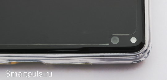 Фронтальная камера и вспышка смартфона Oukitel Mix 2