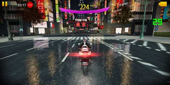 Скриншот Asphalt 8 на смартфоне Philips S397