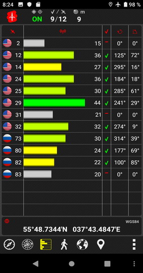 Навигация (GPS и ГЛОНАСС) в смартфоне Philips S397