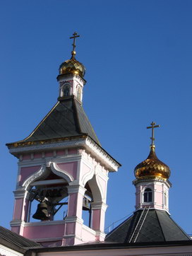 Купола Храма Преображения Господня в Богородском