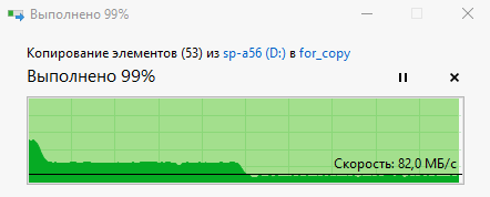 Копирование 100 ГБ