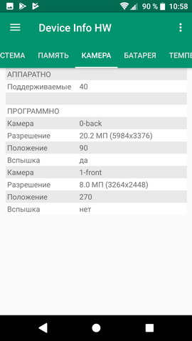 device info HW