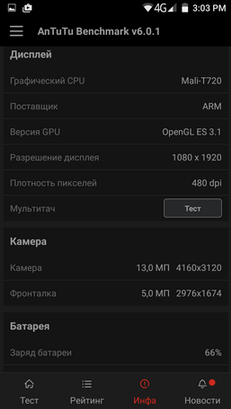 бенчмарк antutu для смартфона ulefone power