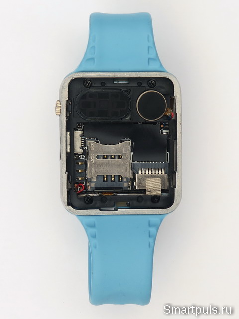 Smart watch A1 со снятым аккумулятором
